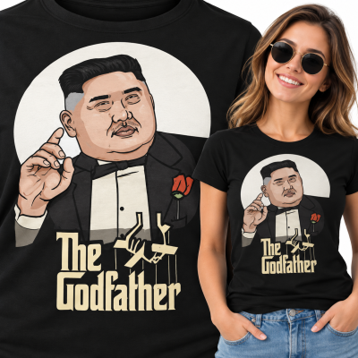 KOSZULKA ŚMIESZNA MSKA GODFATHER JONG UN